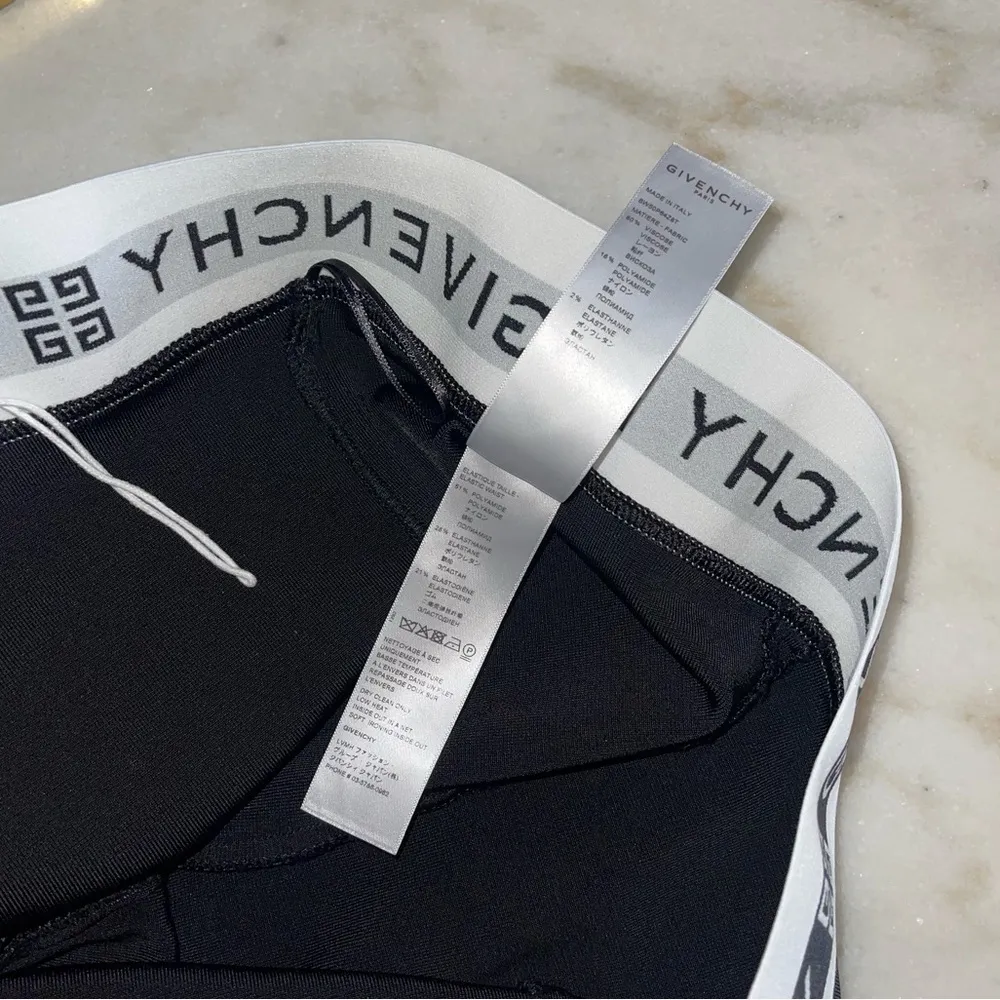 Givenchy Logo Elastic Waistband Legging in Black - Image 16