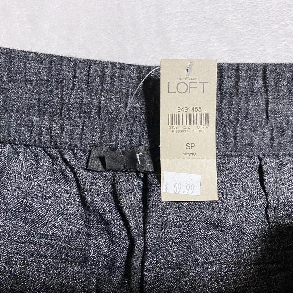 NWT Ann Taylor Loft Grey Pants Size Small Petite - Image 7
