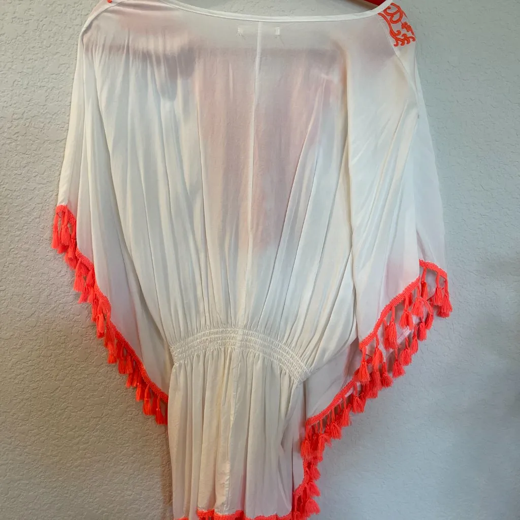 Do Everything in Love Swimsuit Coverup with Tassels - Image 5