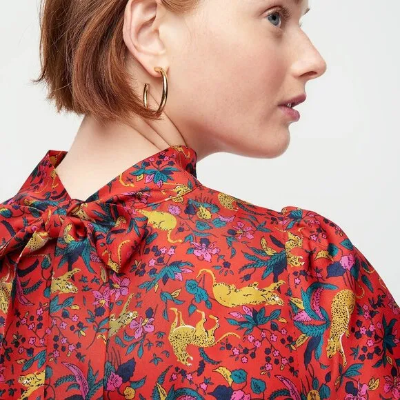 J.Crew Mini Tube Hoop Earrings In Matte Gold Tone Hypoallergenic - Image 2