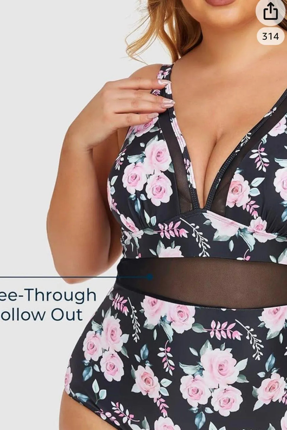 Summer Mae Plus Size V Neck  Swimsuits for Wom - Image 4