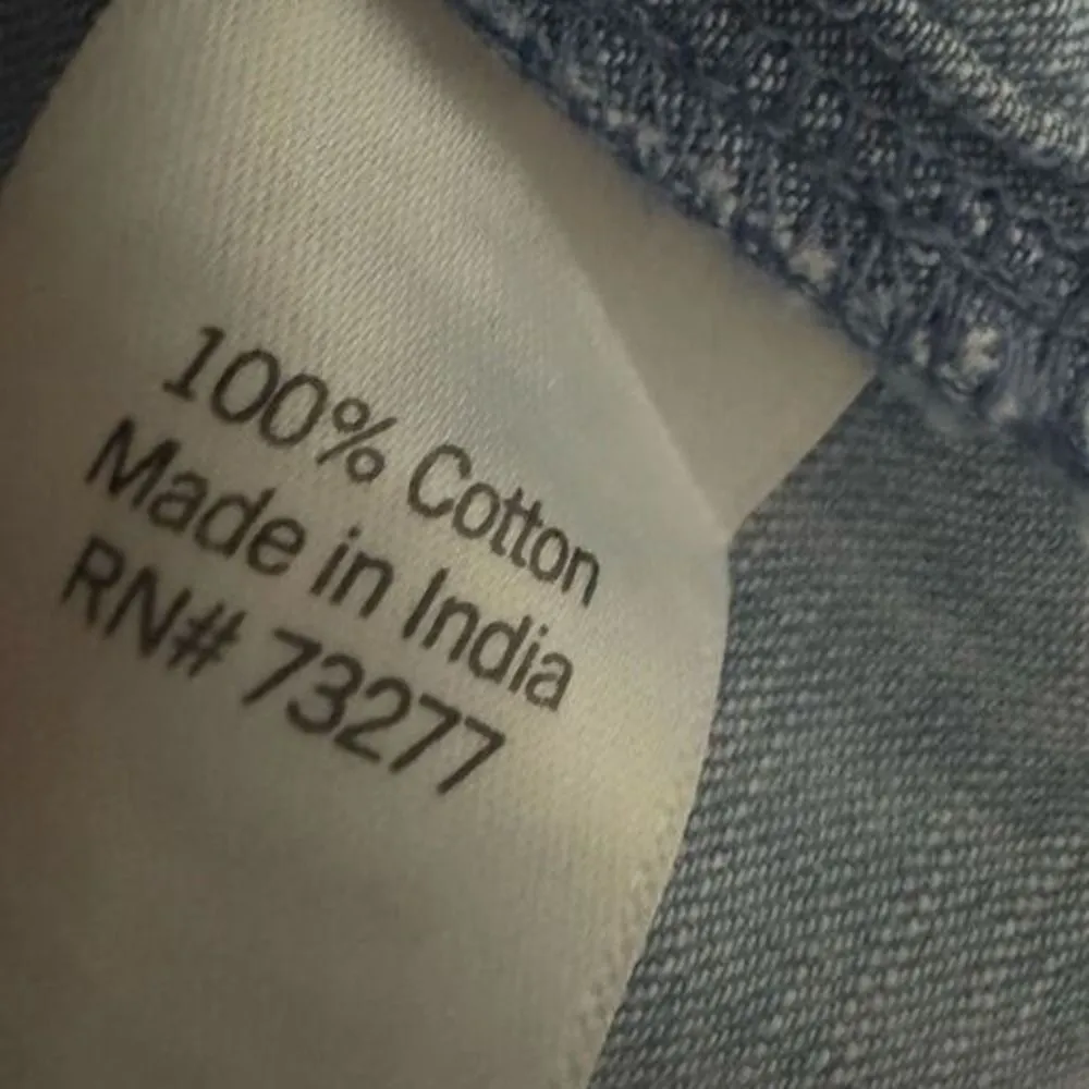 Sonoma Womens Blue 100% Cotton‎ All Over Print Short Sleeve Button Shirt sz 2X - Image 5