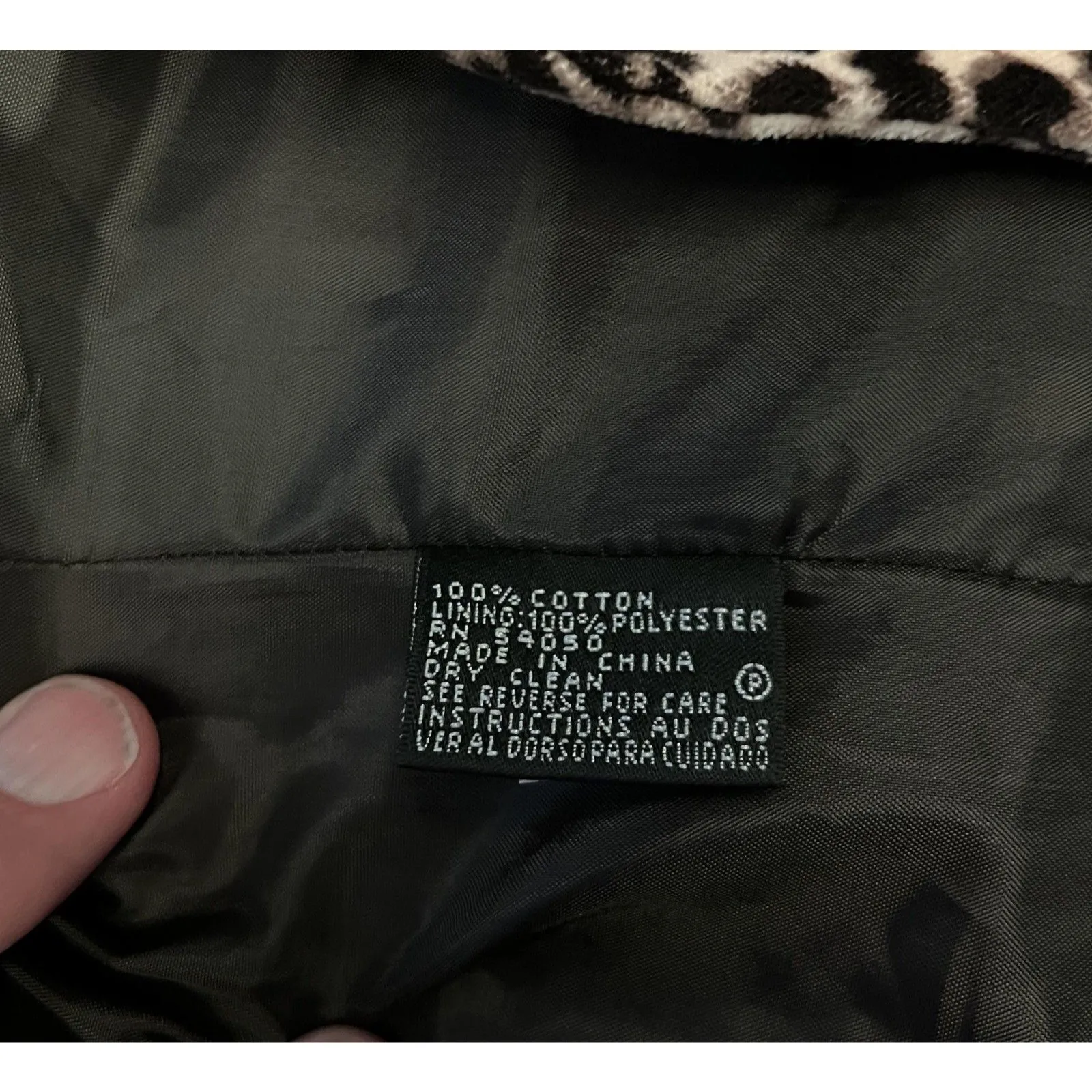 Kasper Blazer Womens 10P Leopard Animal Print Single Button Jacket Petite Brown - Image 8