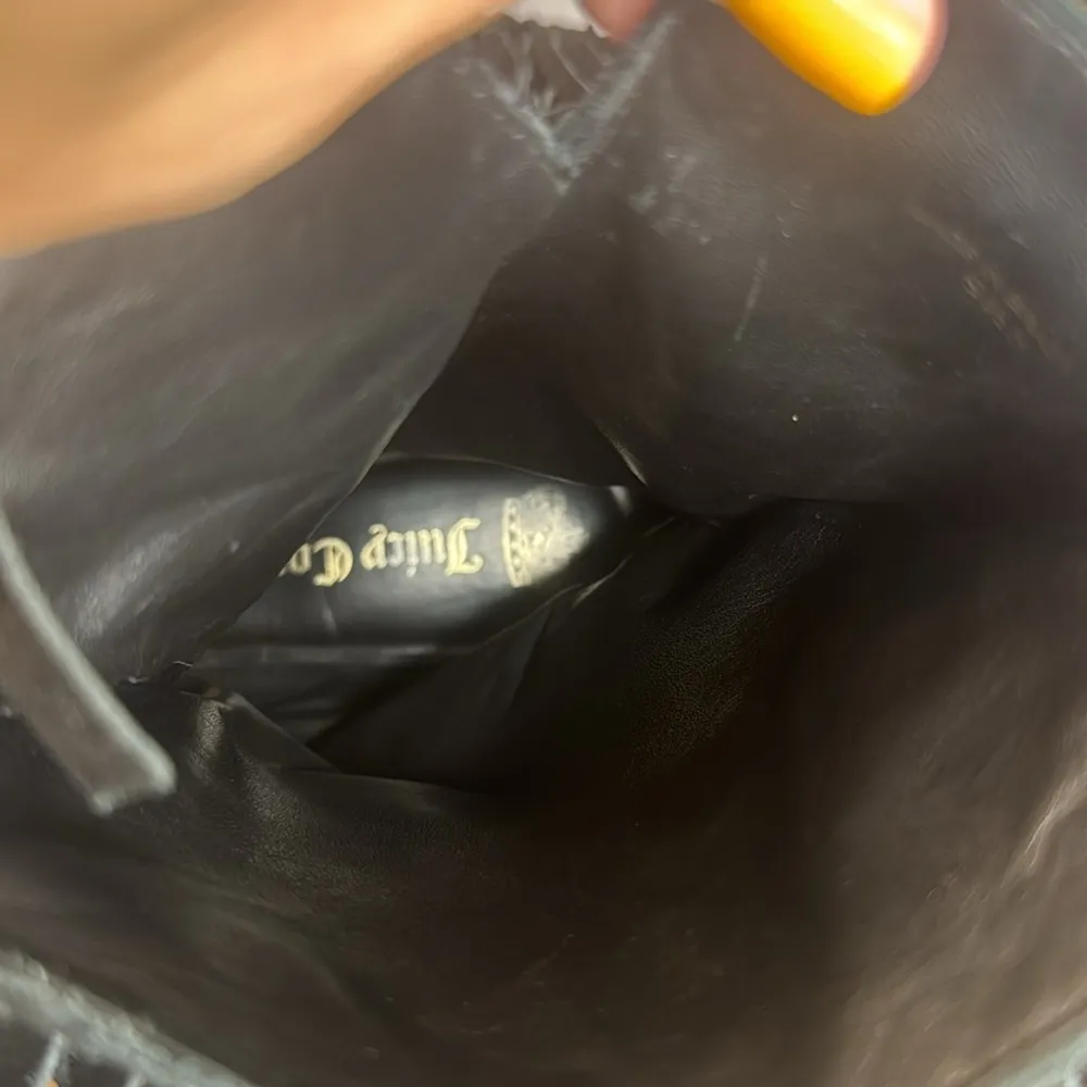 Juicy Couture Tara Moccasin Fringe Boots in black size 9.5 - Image 13