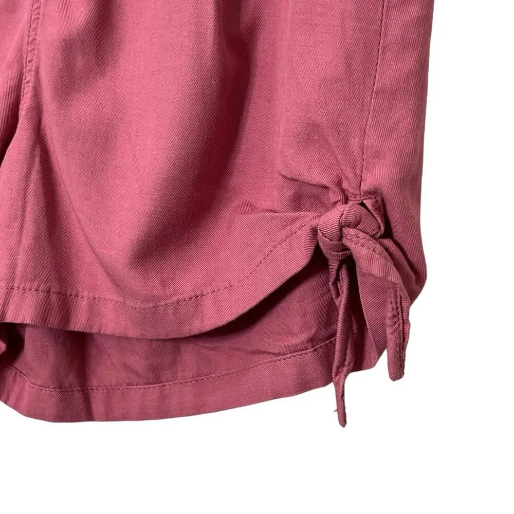 Madewell NWT Side Tie Shorts Women’s Size XS Autumn Berry Twill 4" Inseam - Image 6