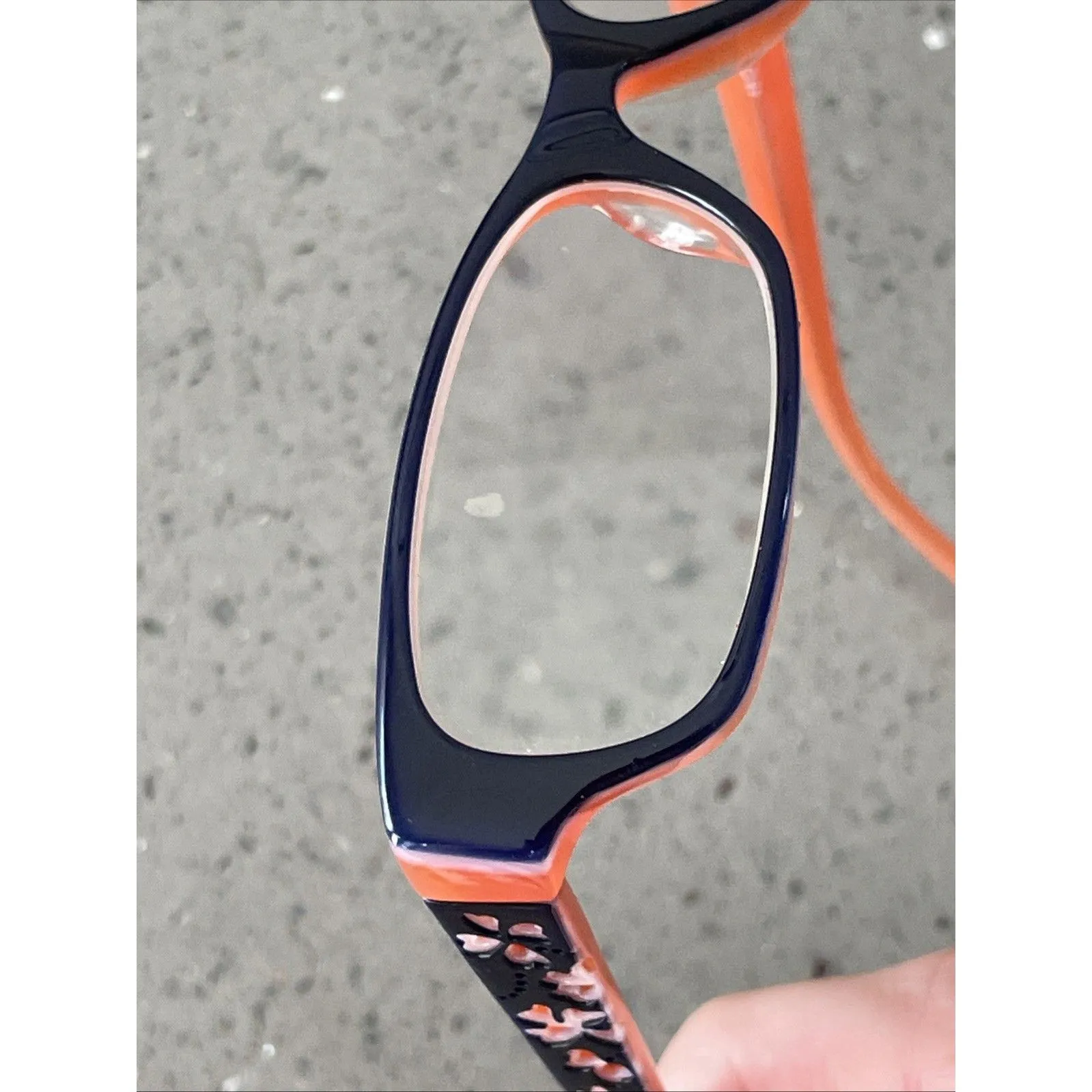 Lilly Pulitzer Eyeglasses Frames ONLY Elena NV Full Rim 46-15-125 black pink - Image 11