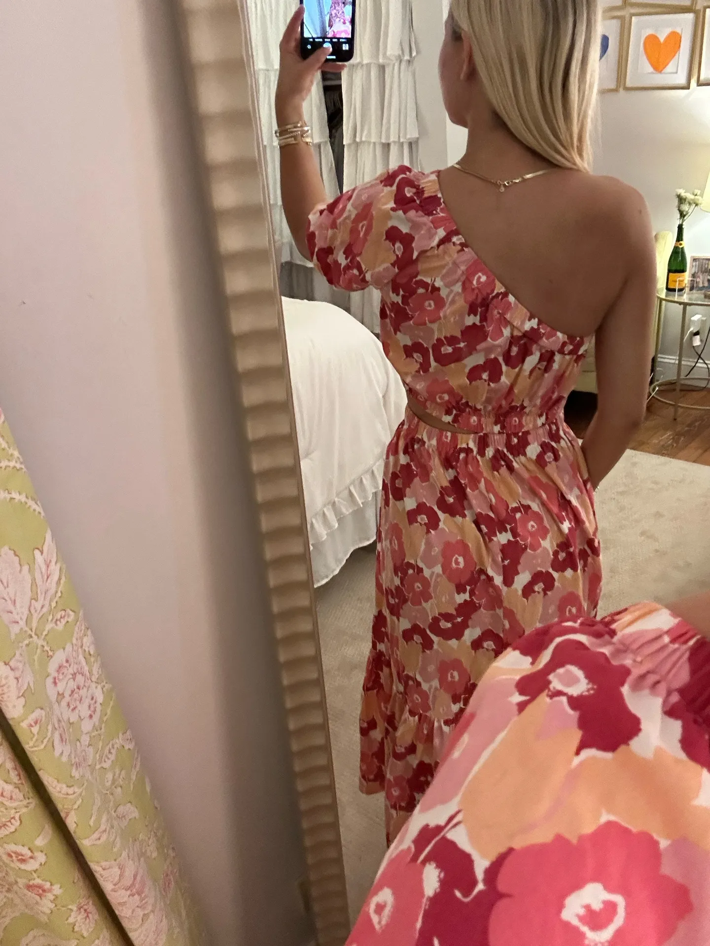 Off the shoulder cut out dress Multiple - Image 2