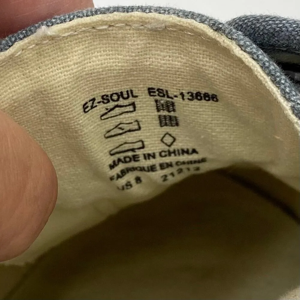 Taos Women Blue Chambray Slip On EZ Soul Comfort Shoes Size 8 - Image 6