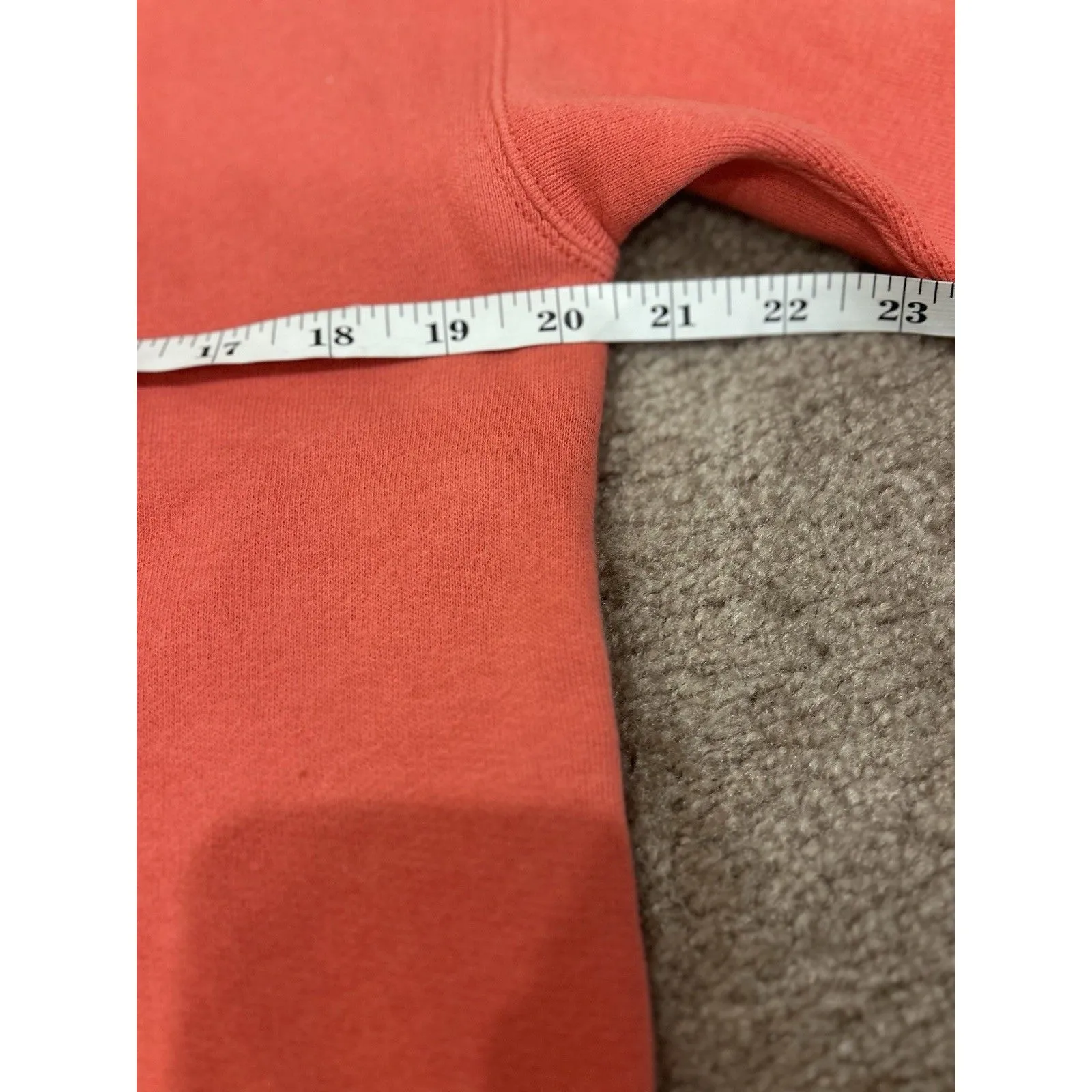 Ralph Lauren Polo Fleece Crewneck sweatshirt pants sweatsuit Amalfi Red S/XS New - Image 11