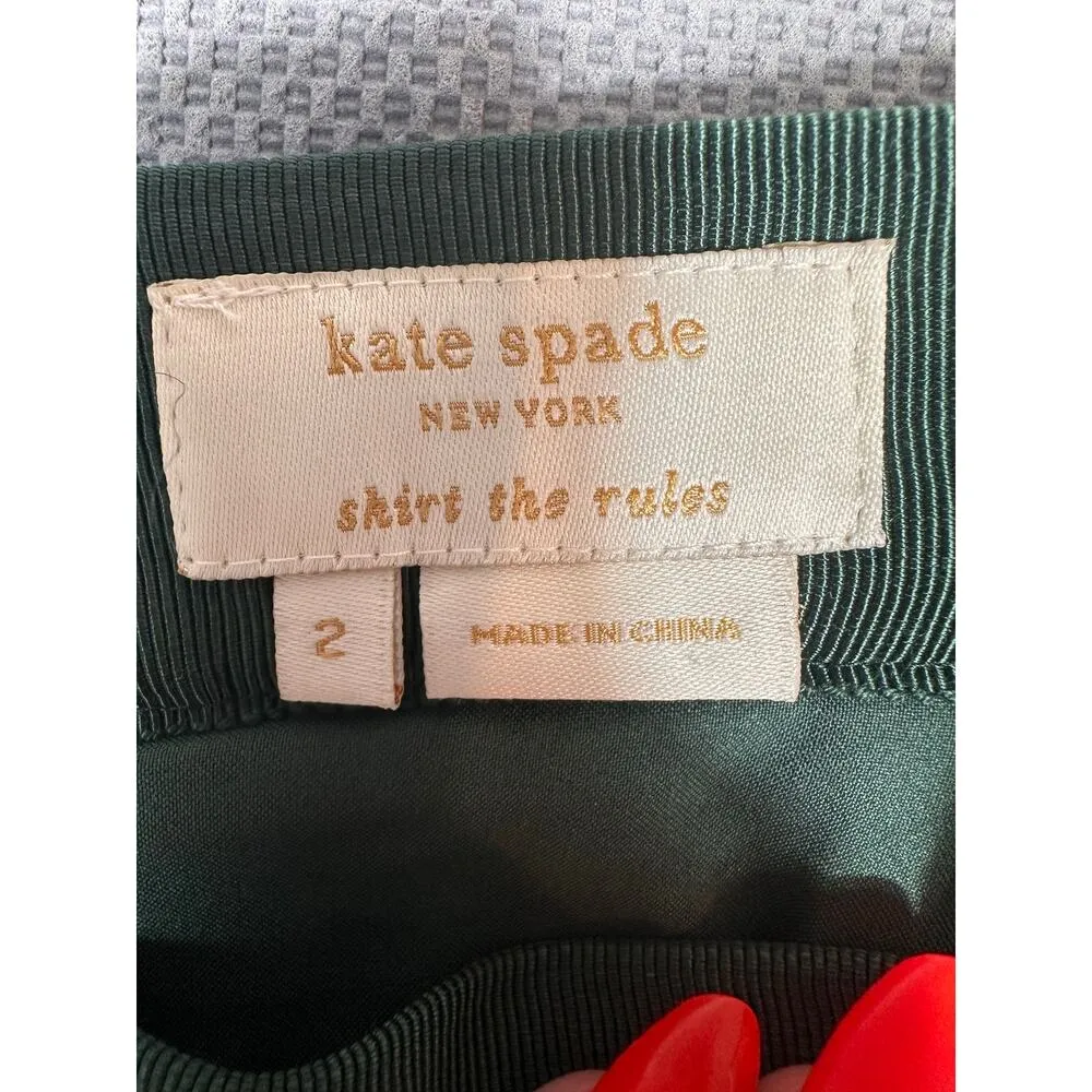 Kate Spade Tweed Mini Skirt Size 2 | Multicolor Wool Blend A-Line - Image 7