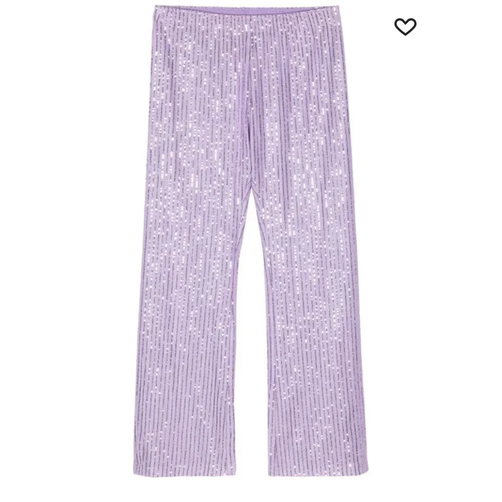 New! Stine Goya Markus Sequin Pants Lavender‎ Purple Sz XS $280 - Image 4