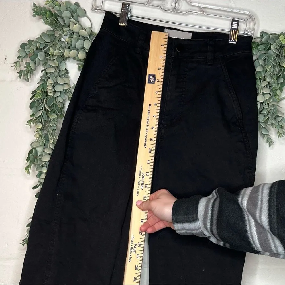 Everlane  | women black cargo pant straight leg - Image 7