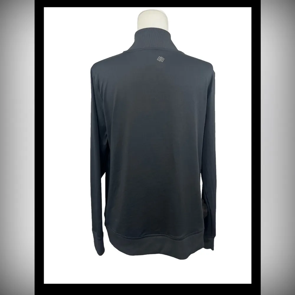 Zelos Old School Long Sleeve Athletic Track Jacket Full Zip Size Large - Image 3