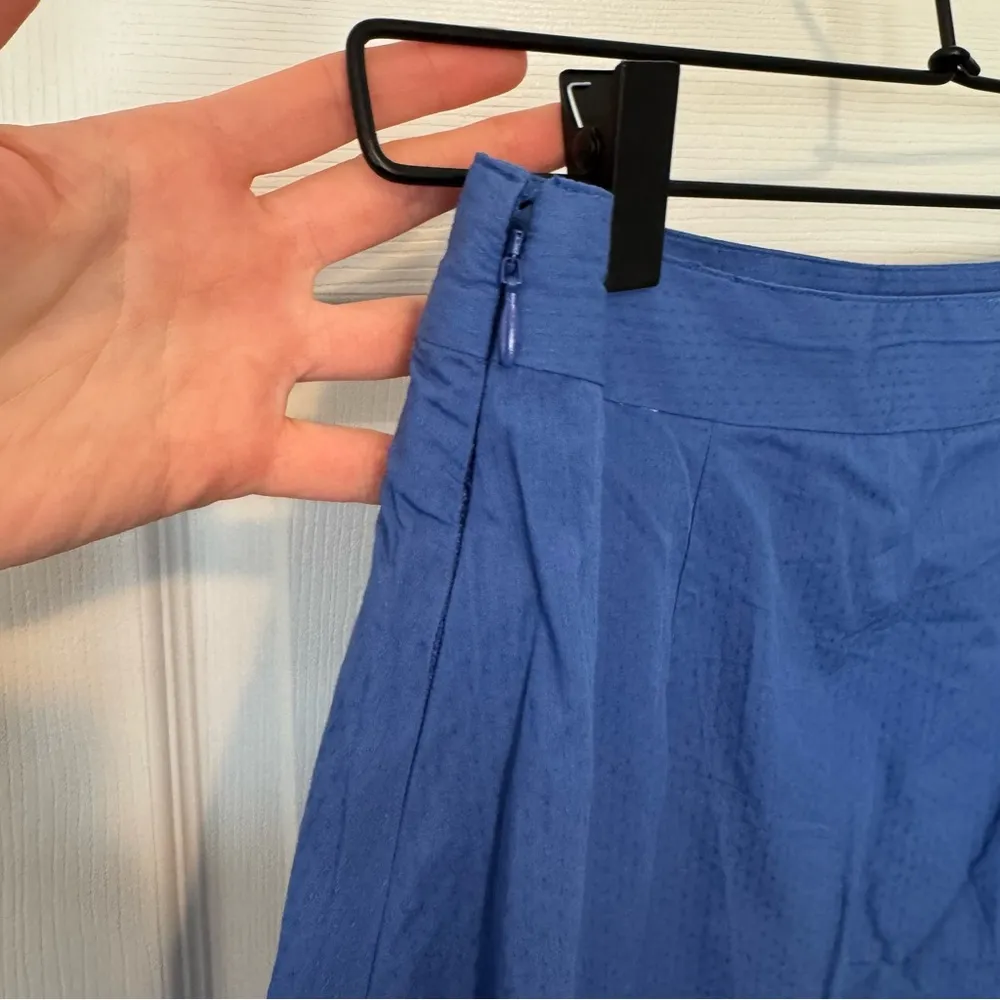 NEW ANTHROPOLOGIE MAEVE Flounce Mini Skirt In Blue US SZ 2 - Image 4