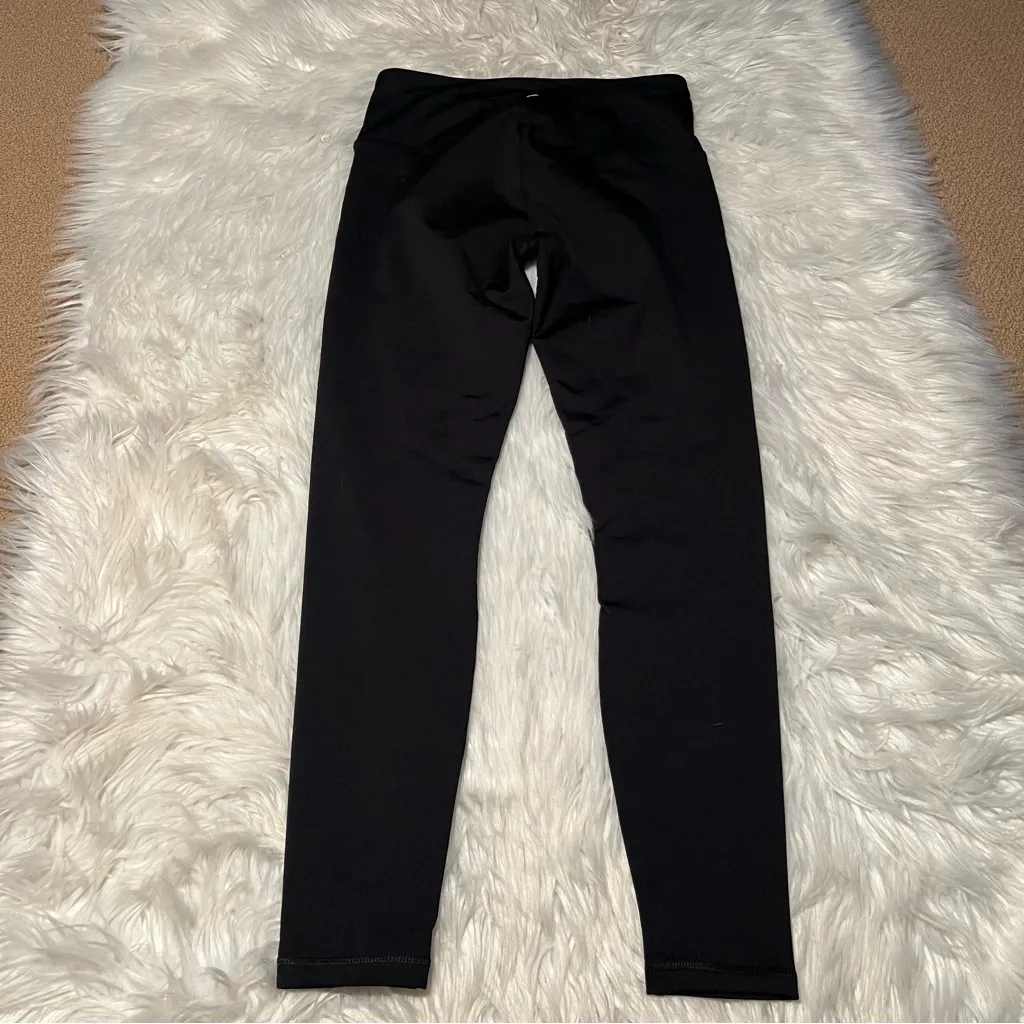 90 Degree by Reflex Fleece Lined Leggings Black M Size M - Image 5