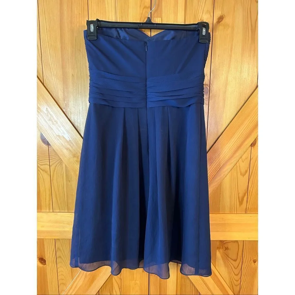 david's bridal homecoming dresses Sparkle Royal Blue Strapless V Neck Sequins Homecoming Dresses