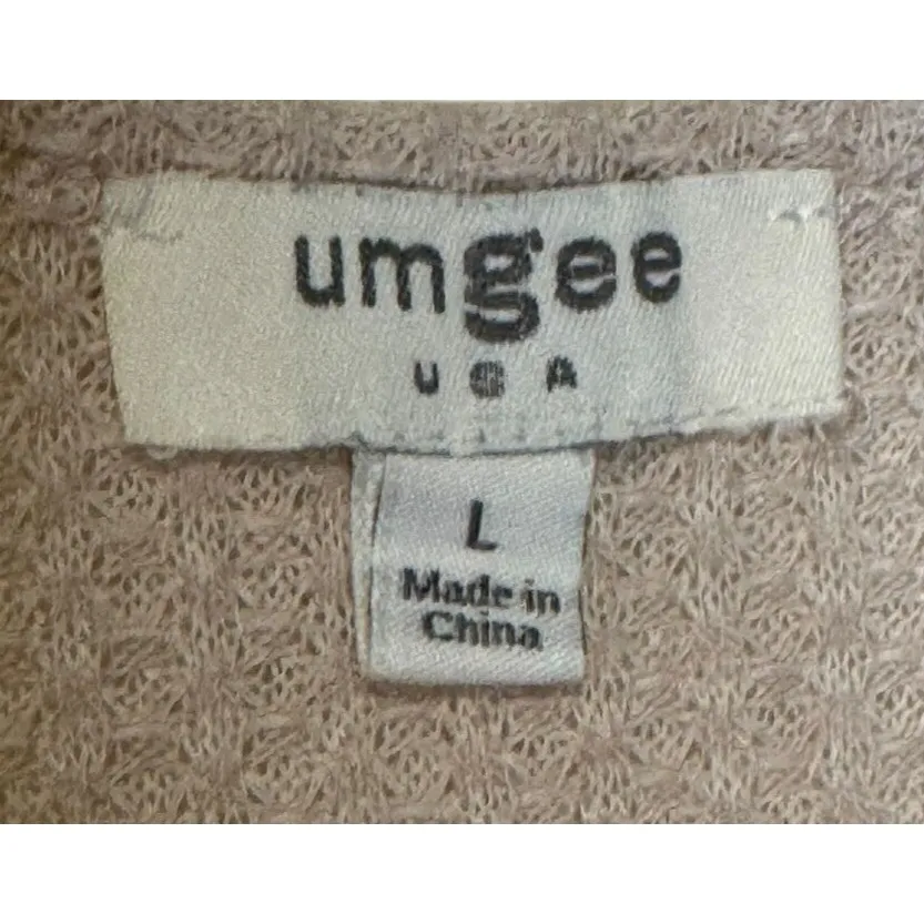 Umgee Women's Dress‎ Tank Lined Floral Boho Tiered Waffle Knit Scoop Neck Large - Image 4