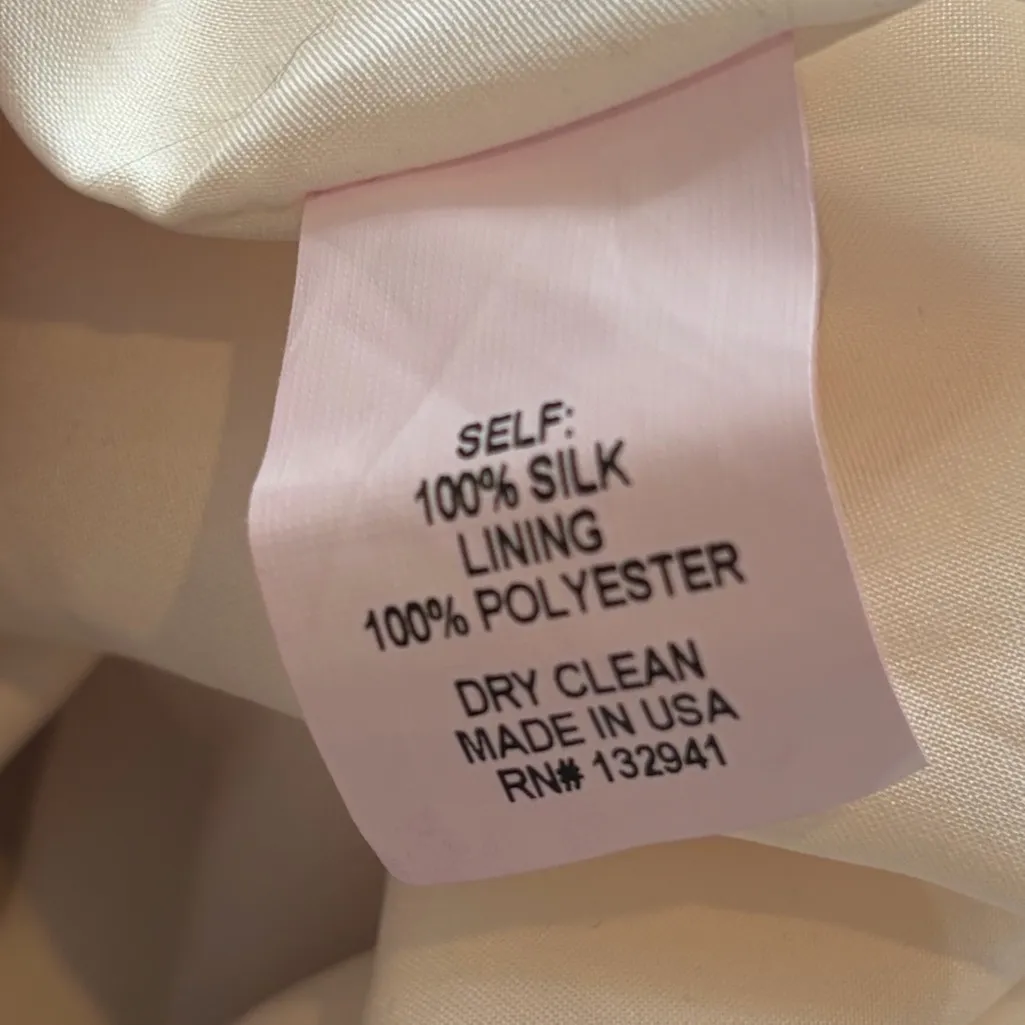 Amanda Uprichard Maxi Dress silk Red Spaghetti Strap Formal Evening Gown large - Image 10