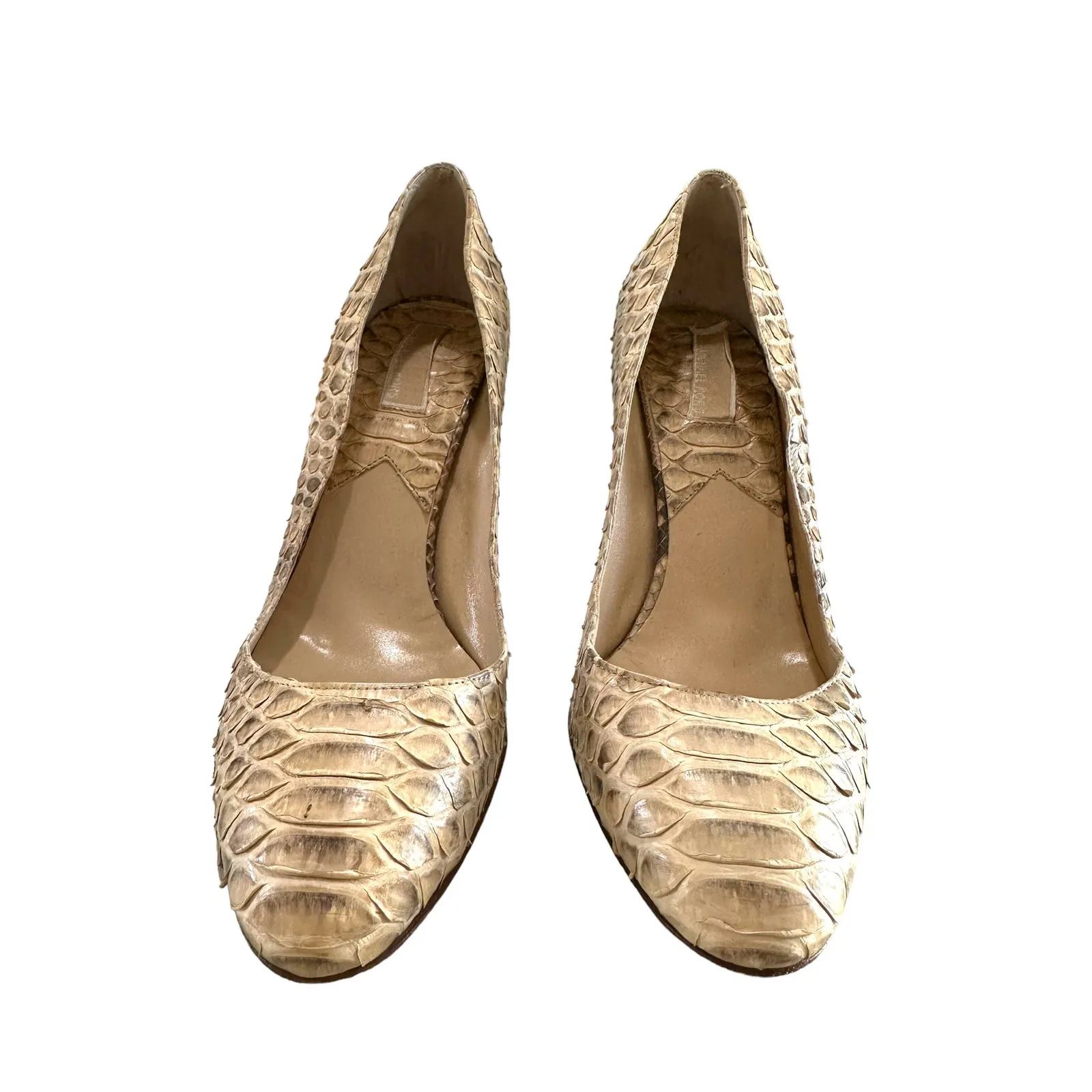 Michael Kors Collection cairo genuine python skin‎ pumps size 8.5 Brown - Image 2