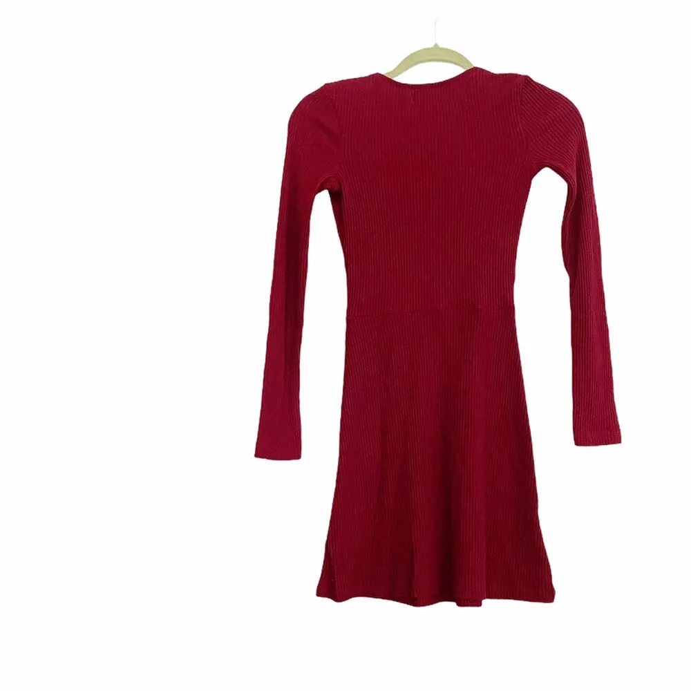 NWT Bershka Ribbed Button Front Mini Dress - Image 8