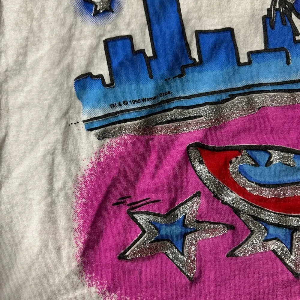 Vintage Looney Tunes Tweety Bird 90s Oversized Graphic T Shirt Size 2X - Image 7