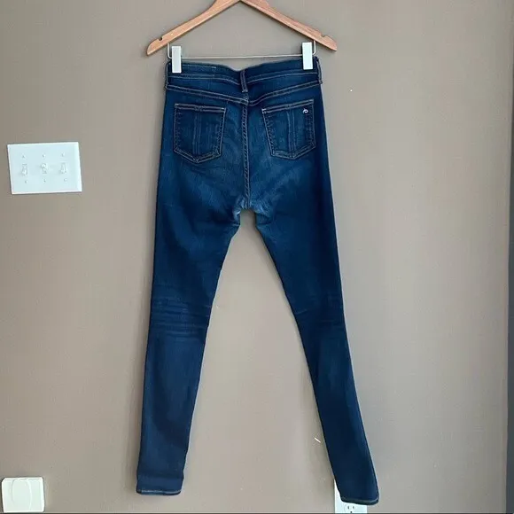 Rag & Bone High Rise Ankle Skinny in Bedford Size 27 - Image 6