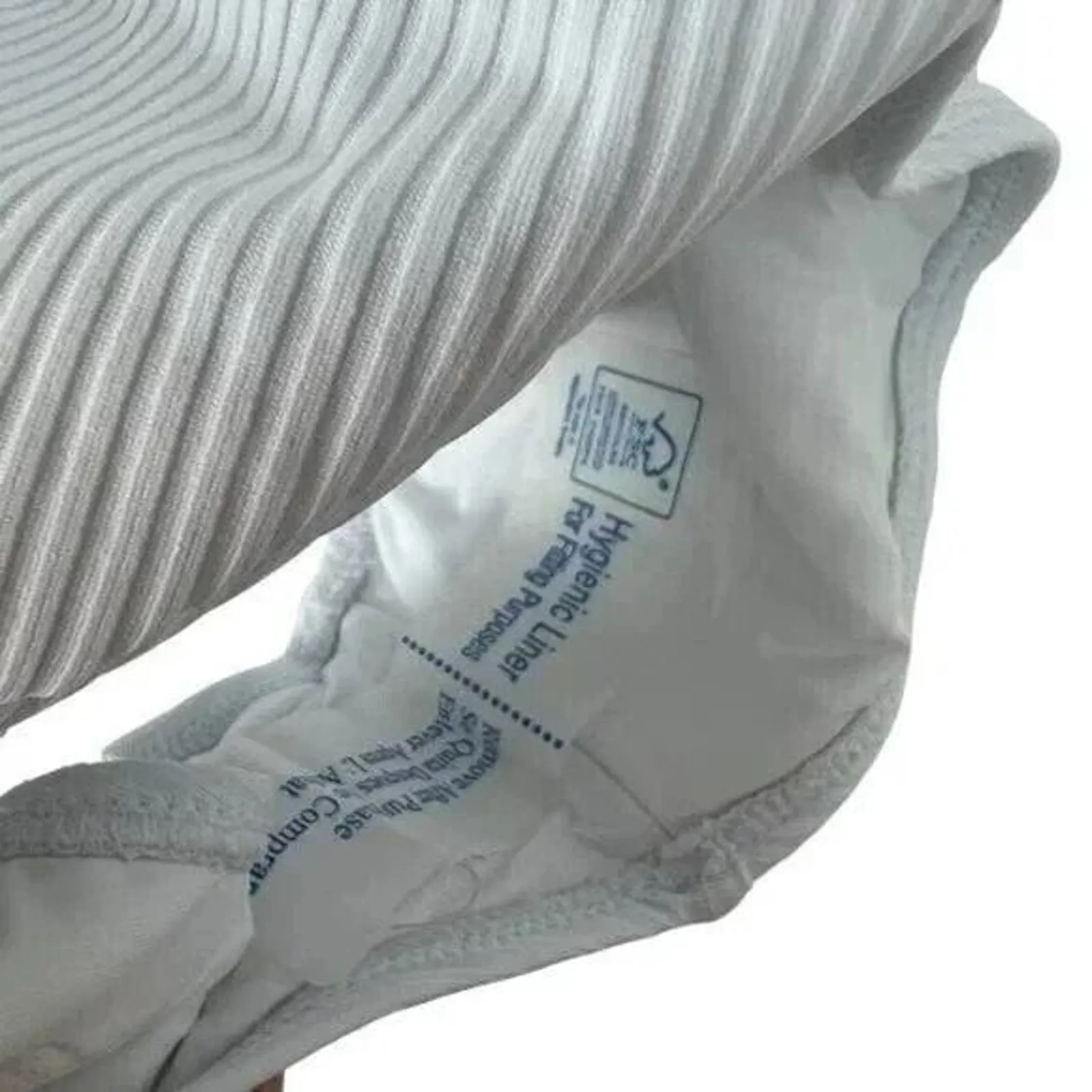 NWT Andie The Laguna Ribbed ScoopBack OnePiece Swimsuit Removable Cup 2XLT White - Image 11