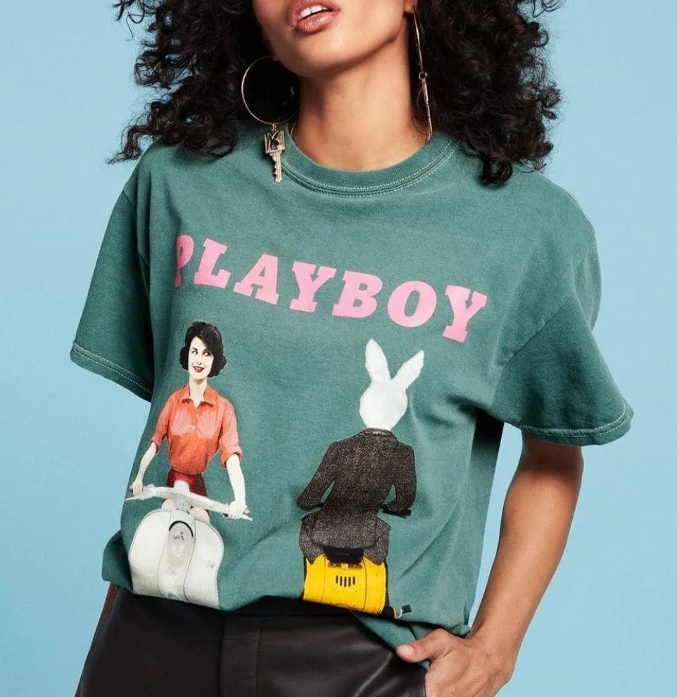 New  June 1959 Cover Tee Short Sleeve Crewneck T-Shirt Green Size Small - Image 3