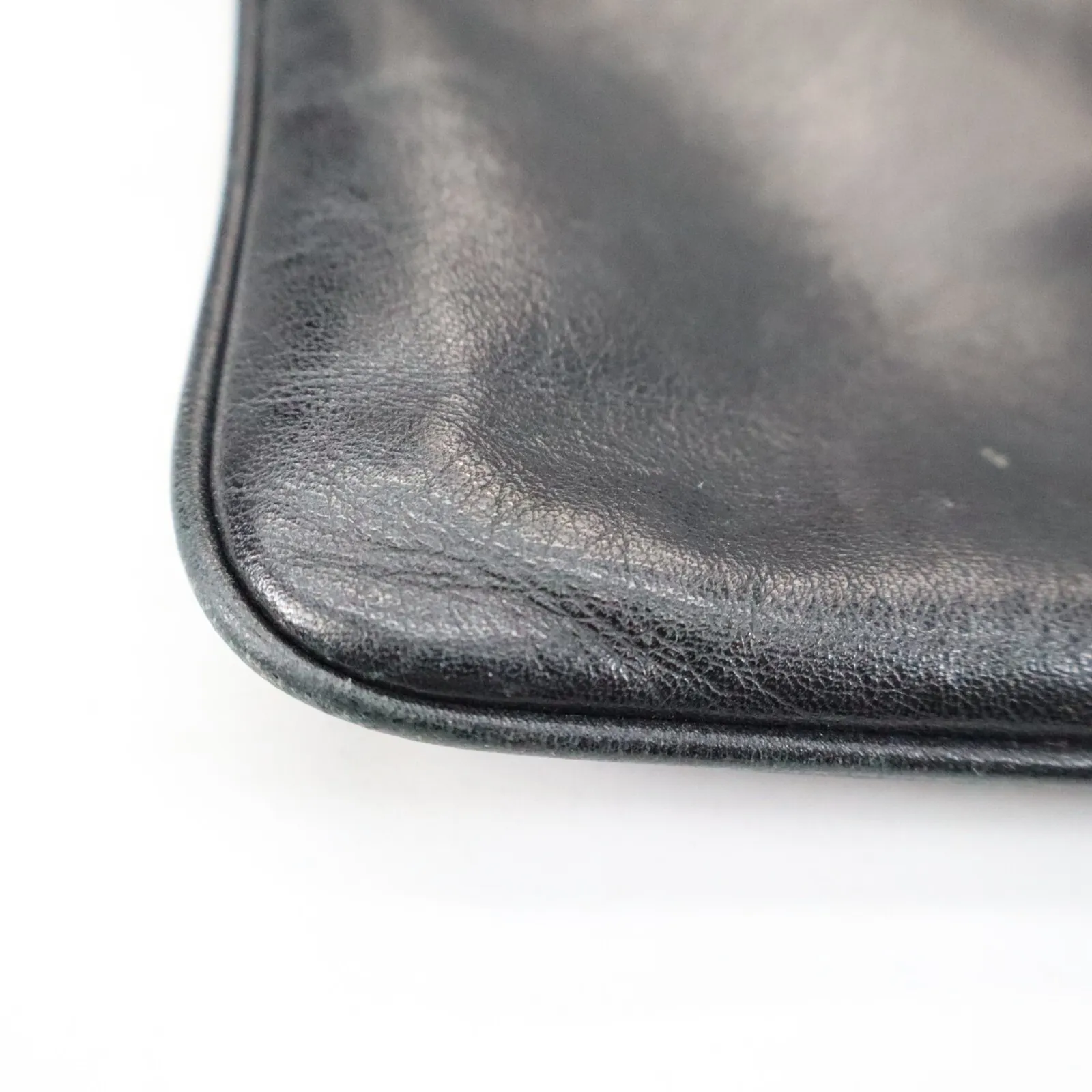 Coach Madison Black Vintage Leather Swing Pack Cross Body Women Bag 44384 - Image 11