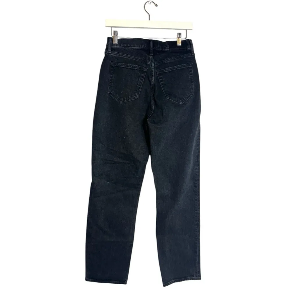 NWT Abercrombie & Fitch the dad high rise cross over jeans Sz 27 - Image 4