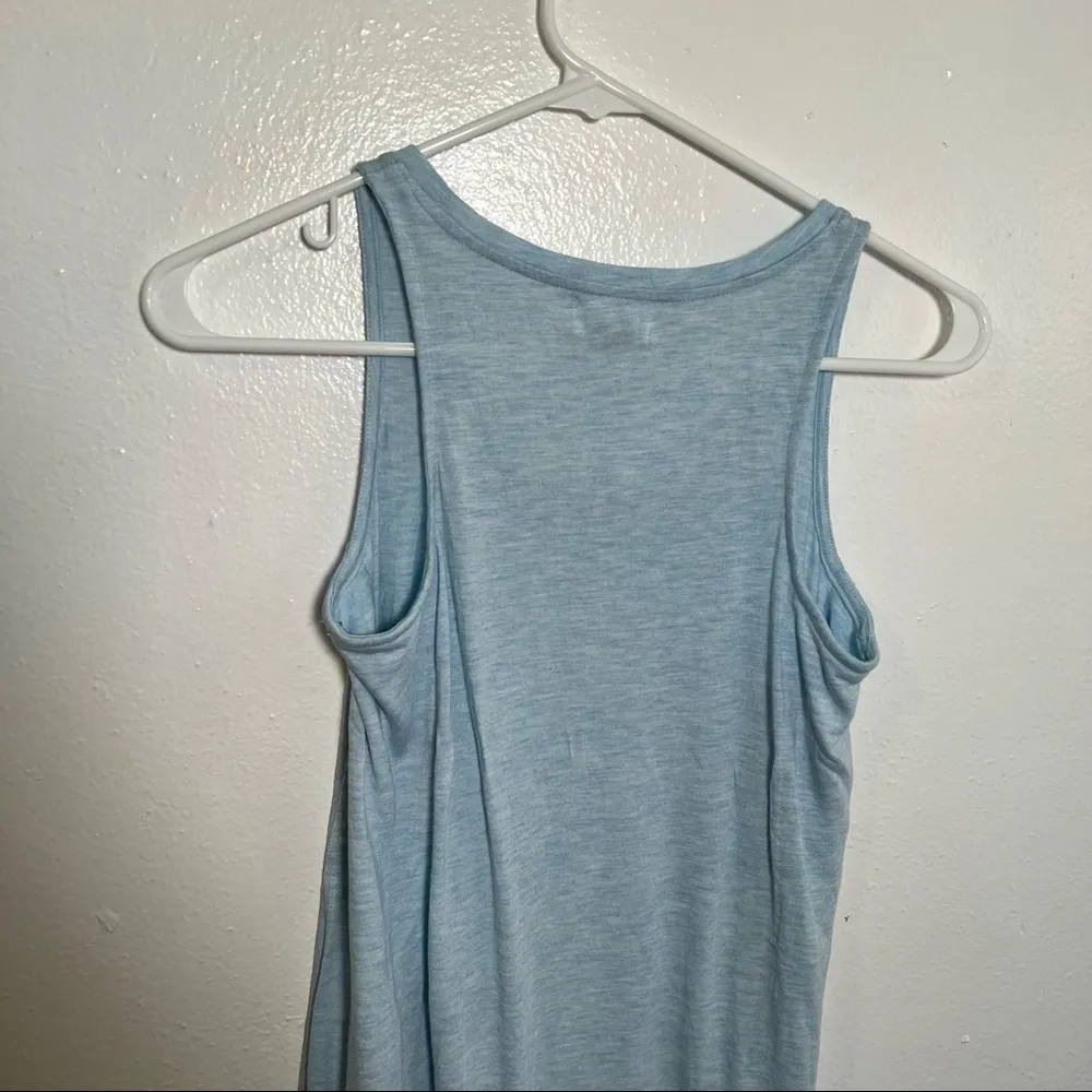 Old Navy Tulip Hem Tank Top Light Heather Blue - Image 6
