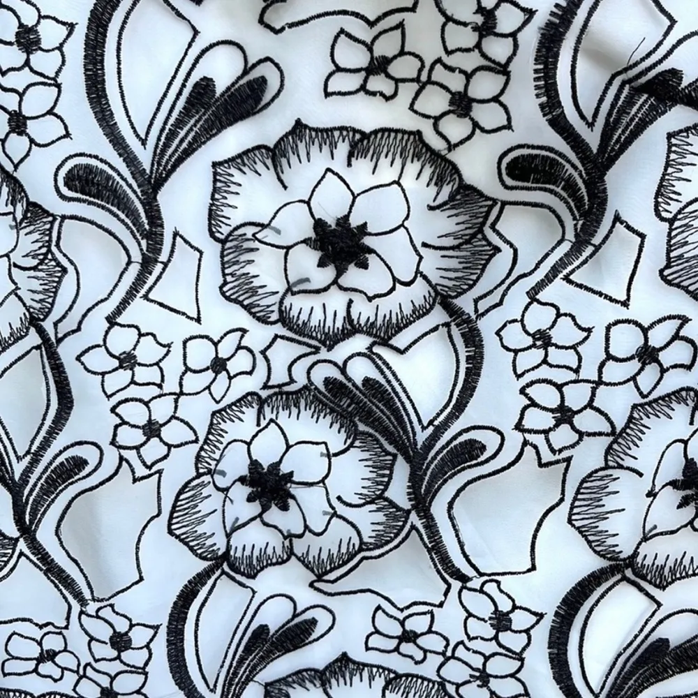 Nwt Erin Fetherston Organza 3D Shift Dress Size 4 - Image 3