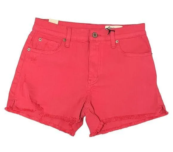 Cosmic Blue Love SIZE 27 Winston High Rise Fray Hem Distressed Shorts Stitch Fix - Image 1