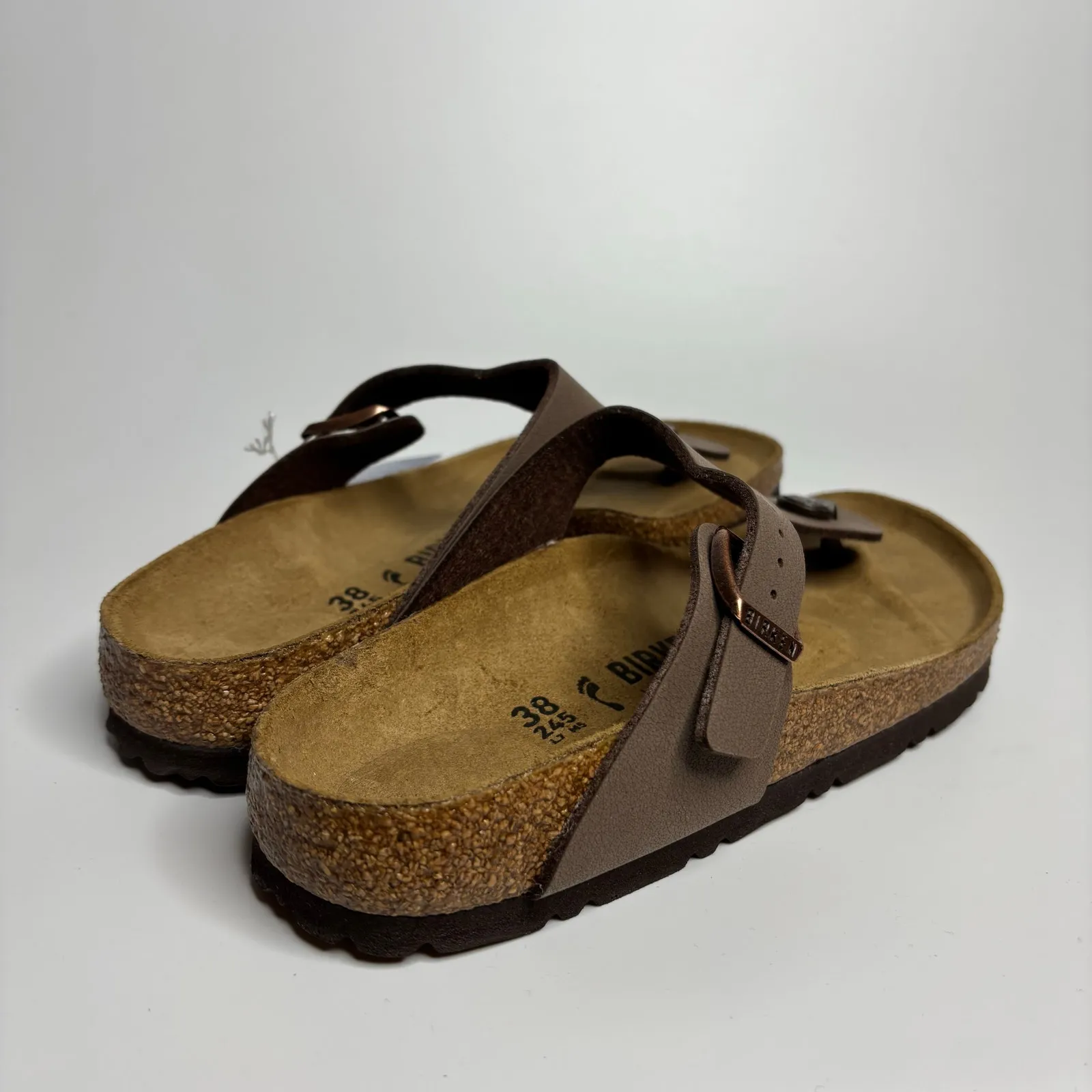 Birkenstock Gizeh BS Thong Sandal in Mocha Birko-Flor (Narrow) - Image 5