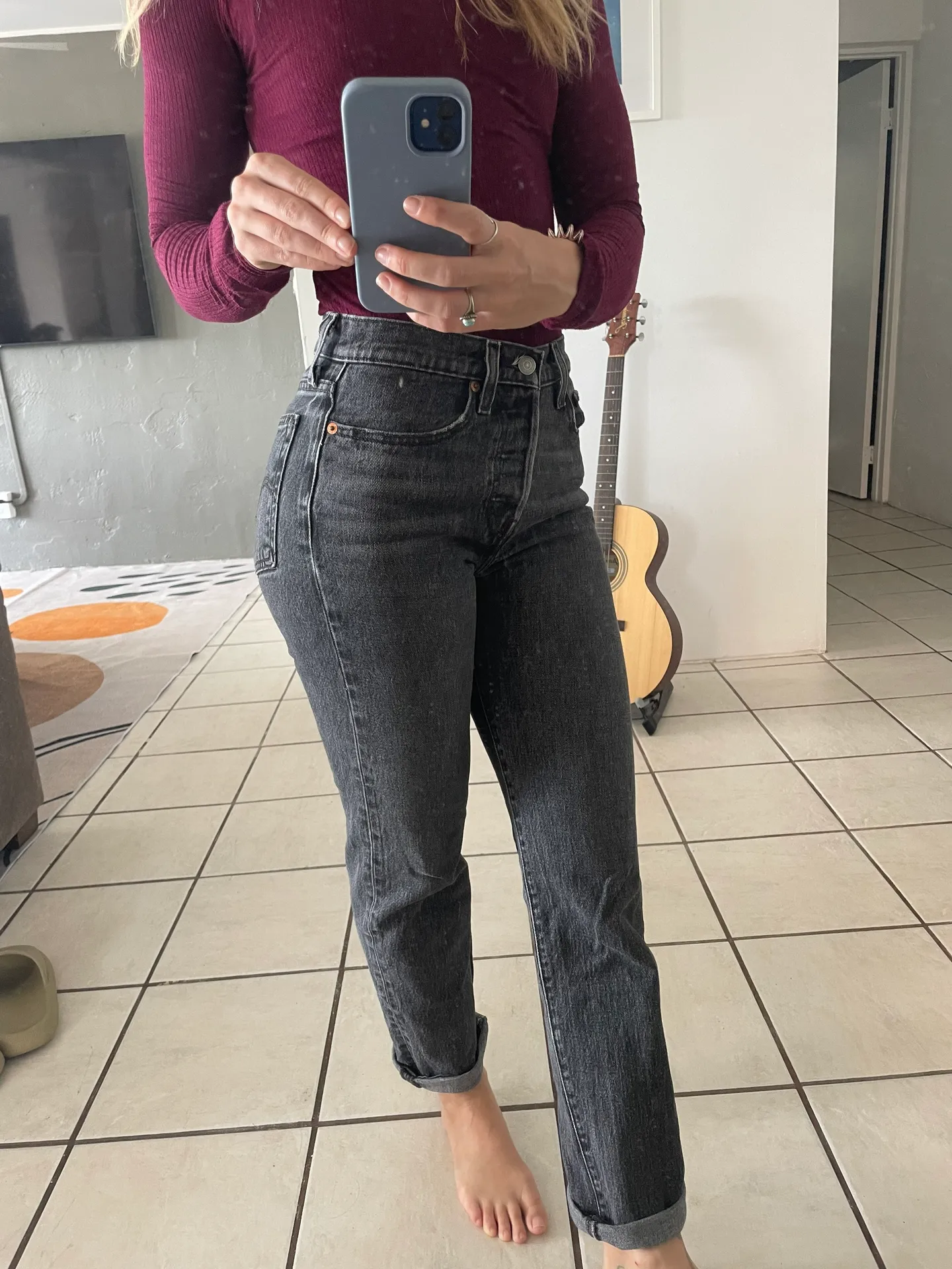 Wedgie Fit Straight Leg Jeans - Image 5