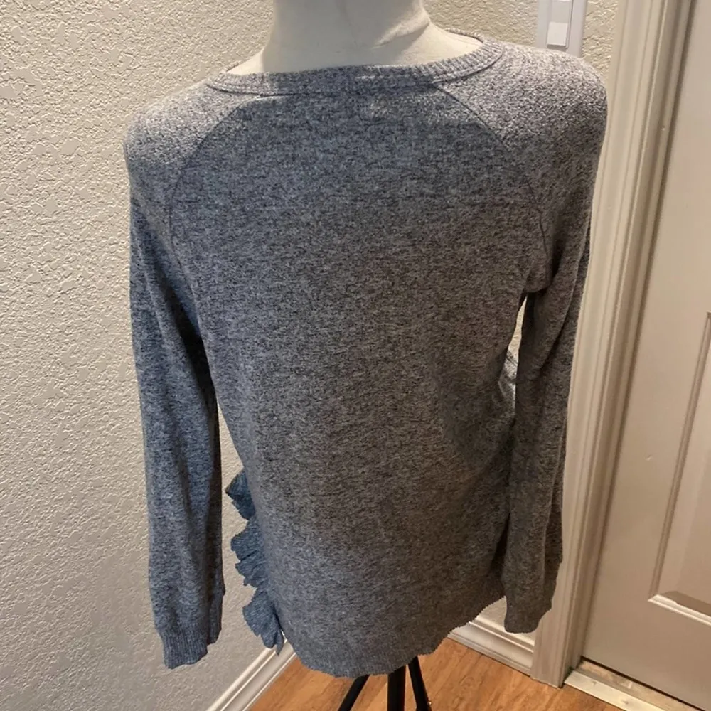 Anthropologie Postmark Lightweight Ruffle Hem Pullover Sweater EUC Sz S - Image 71