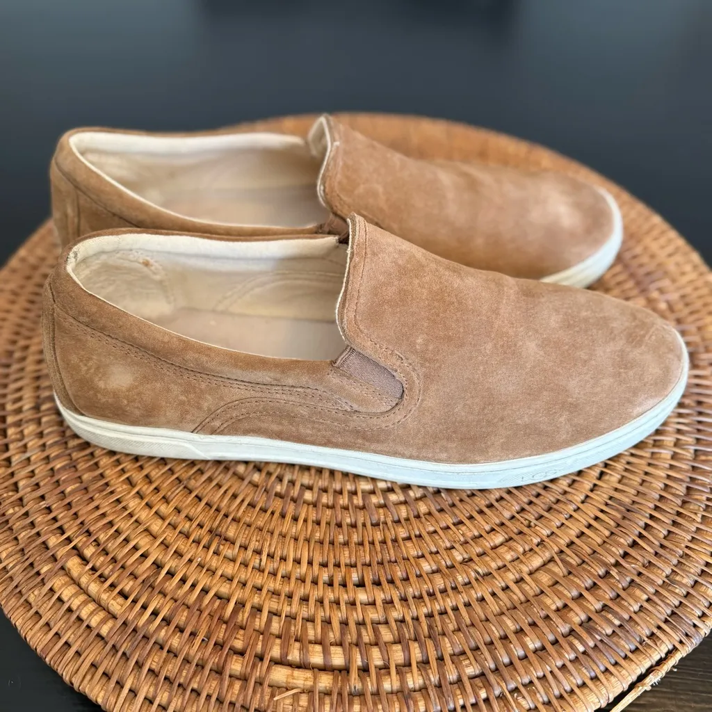 UGG tan Suede Slip-On Loafers - Image 8