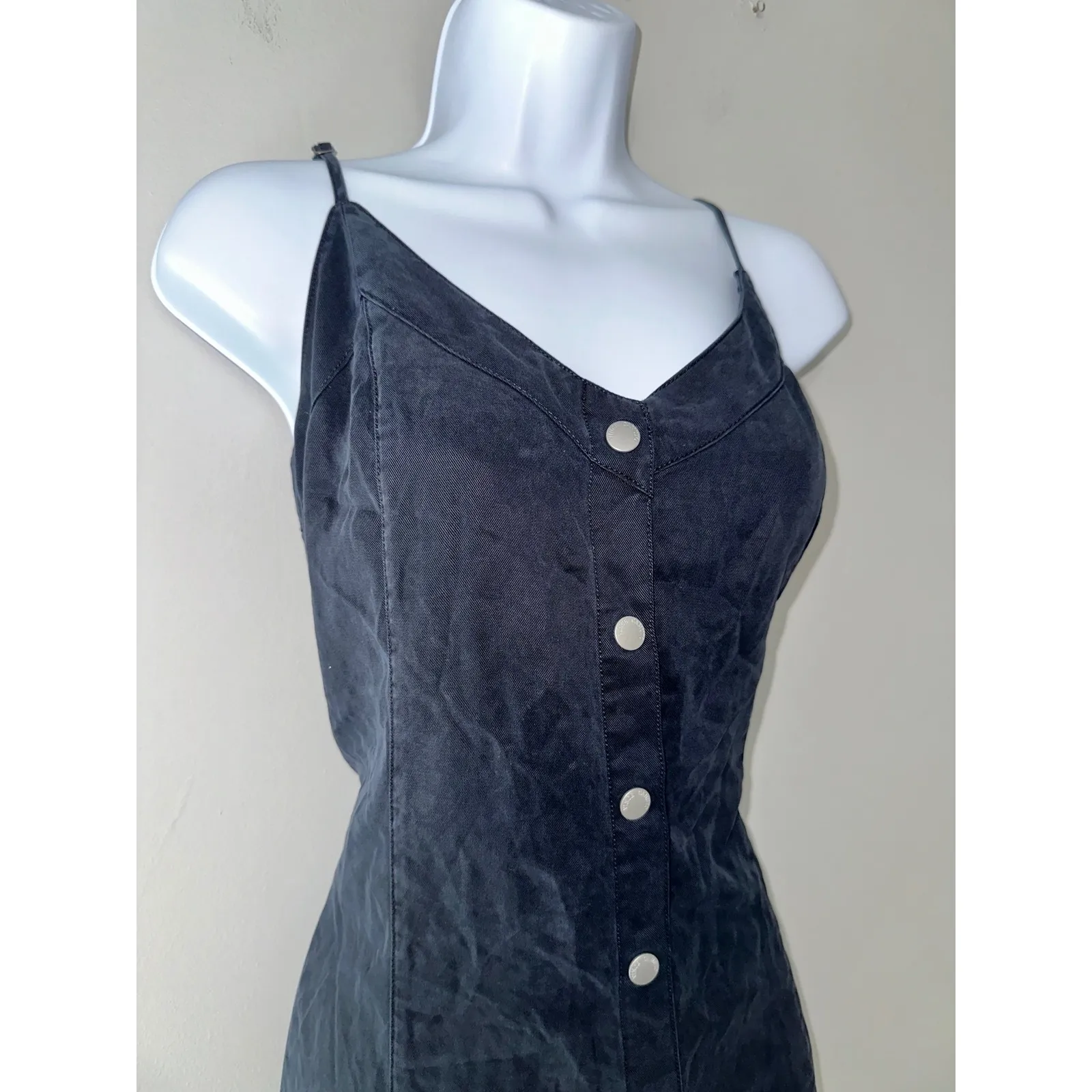 Vince Camuto Women's Dress‎ Size S Sleeveless Button Front Casual Mini - Image 2