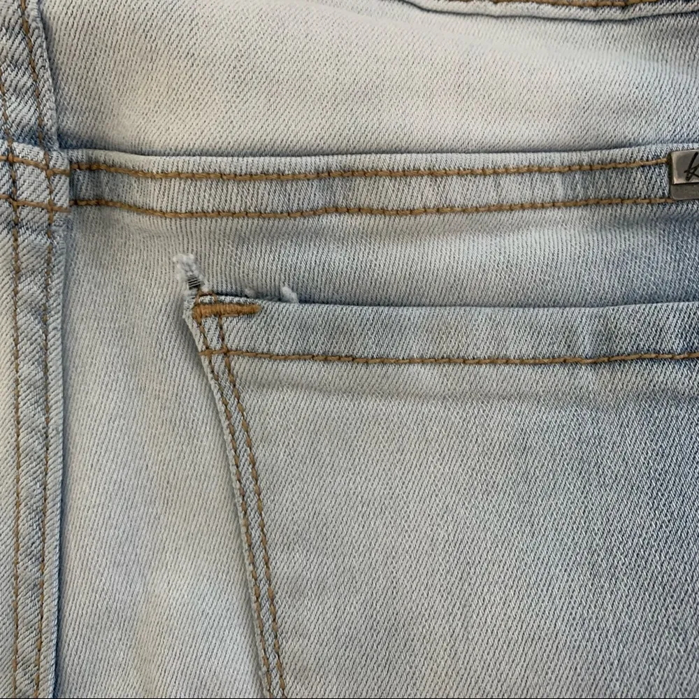 Kancan Mid Rise Skinny Ankle Distressed Jeans Size 3/25 Blue - Image 11