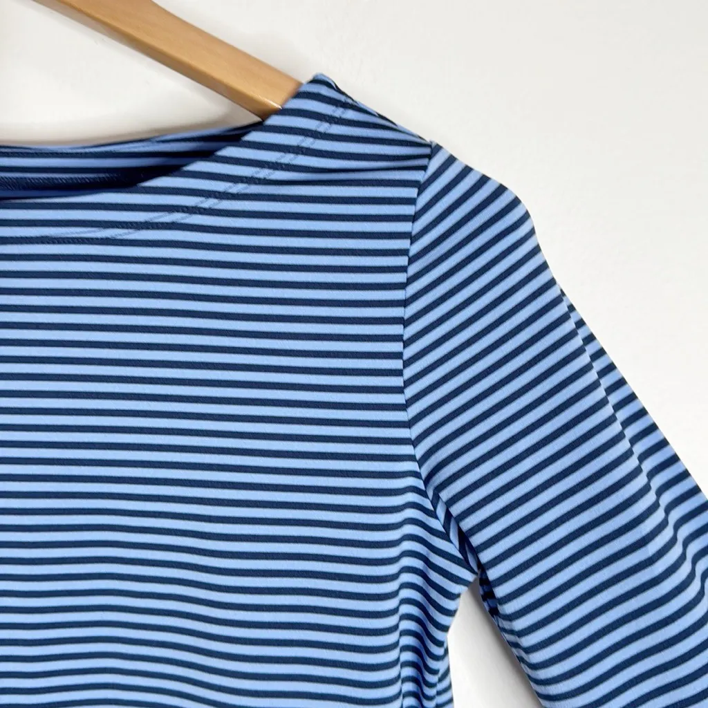Vineyard Vines Sankaty Navy/Blue Striped Long Sleeve Tee XS - Image 4