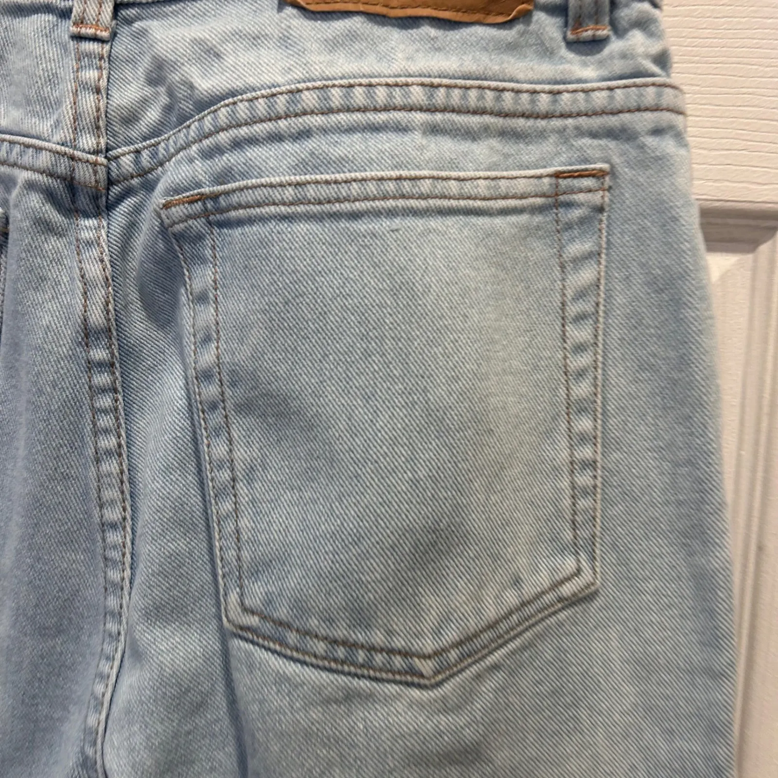 L.A. Blues Womens Jeans Light Wash High Rise Y2K Mom Jeans VTG Cotton Denim 12 - Image 6