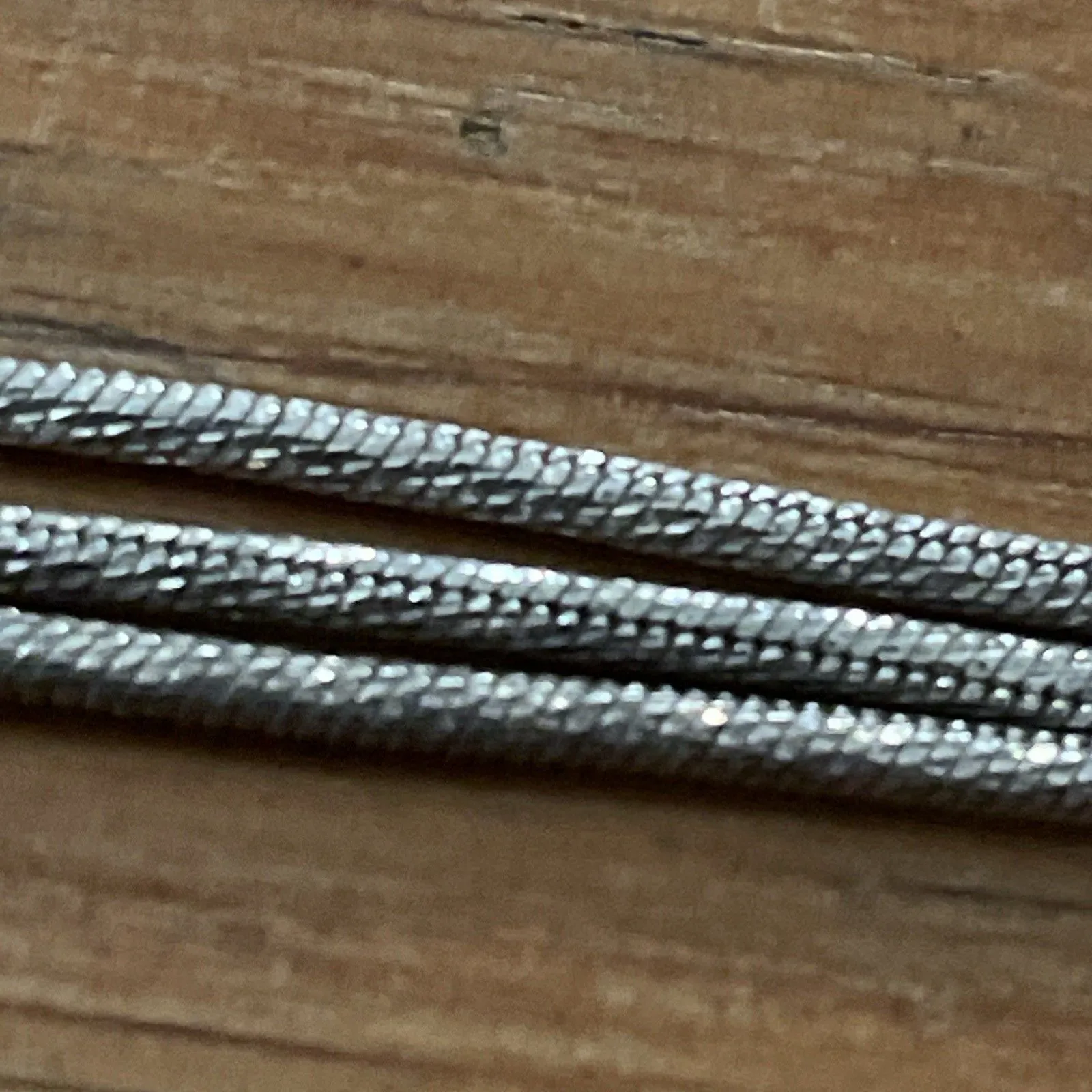 Karizia Sterling Silver Snake Chain Necklace 20" Marked KA 1772 Italy 925 - Image 7