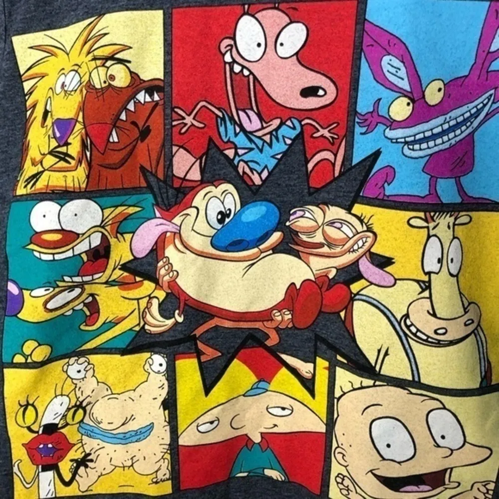 Nickelodeon 90’s tv themed graphic T-shirt classic - Image 2
