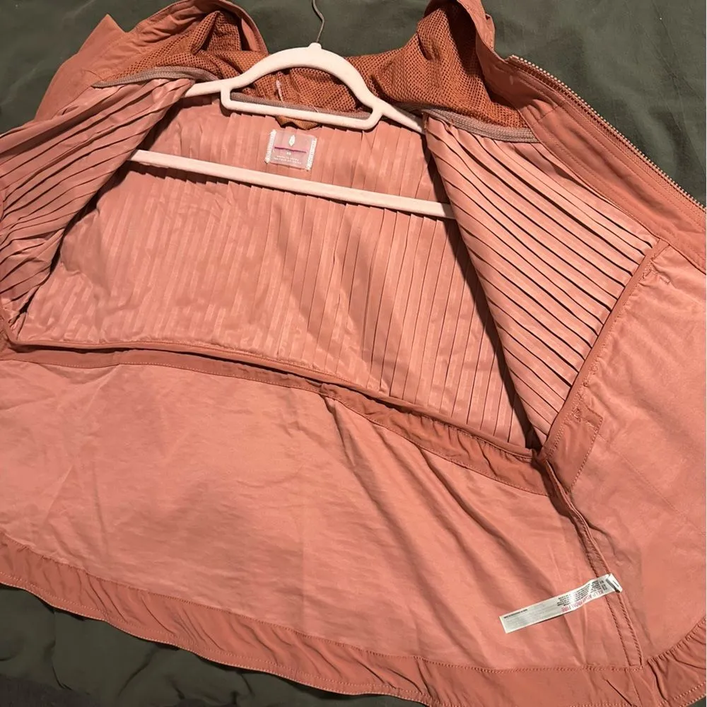 FP Movement Pleaty Please Vest XS Red-Orange Hiking Tennis Cargo Boxy Hood Boho - Image 9