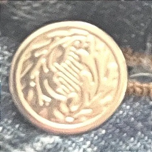 Y2K Western High Rise Bootcut Jeans Talon Zipper Raw Hem Boho 28 Blue - Image 4