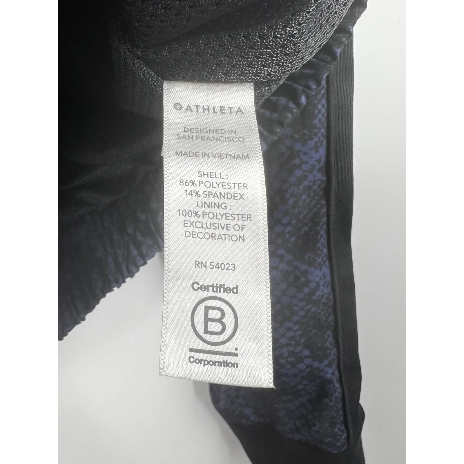 Athleta  Jacket Womens‎ Brooklyn Track Bomber Pullover Python Blue Size XXS - Image 6