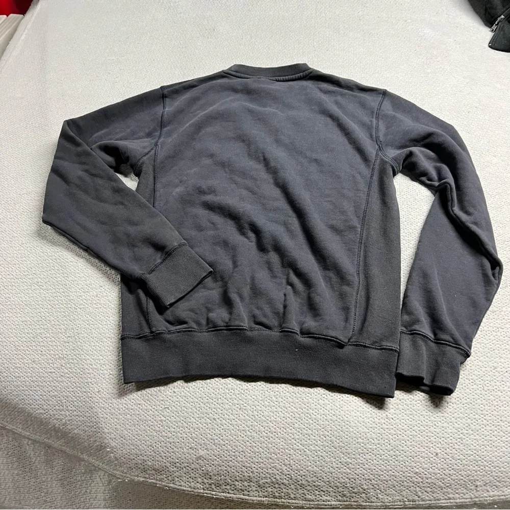 Sun Valley Idaho Graphic Print Navy Blue Crewneck Cotton Sweatshirt Size Small - Image 5