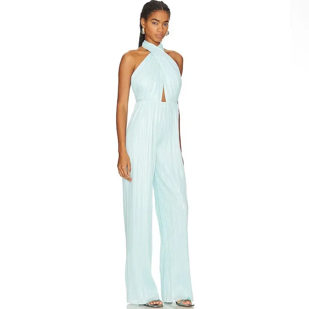 AMANDA UPRICHARD Rivera Halterneck Jumpsuit - Image 4