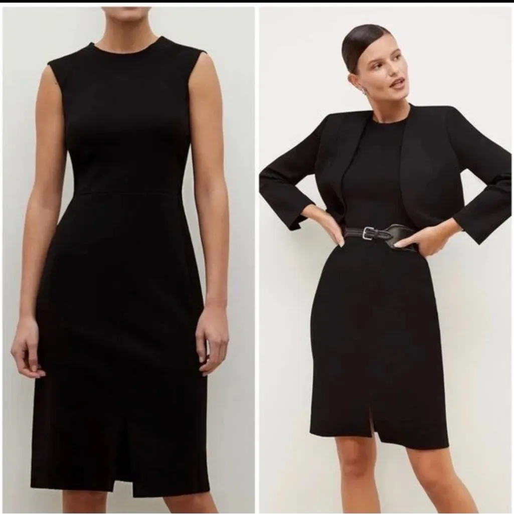 MM. Lafleur New York The Katie Black Sleeveless Sheath Knee Length Dress - Image 16