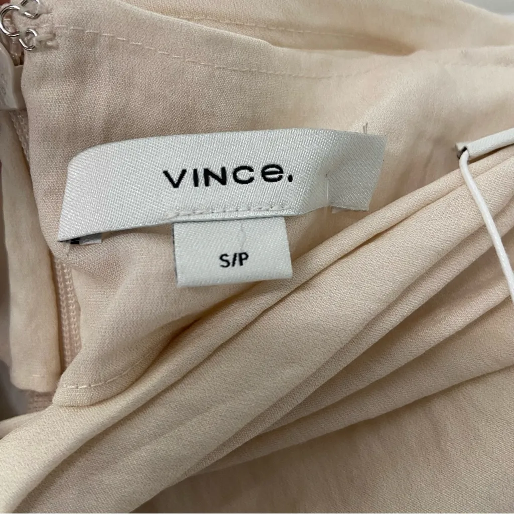 VINCE NWT Wrap Milk Painted Abstract Draped Knot Skirt Small - Image 7